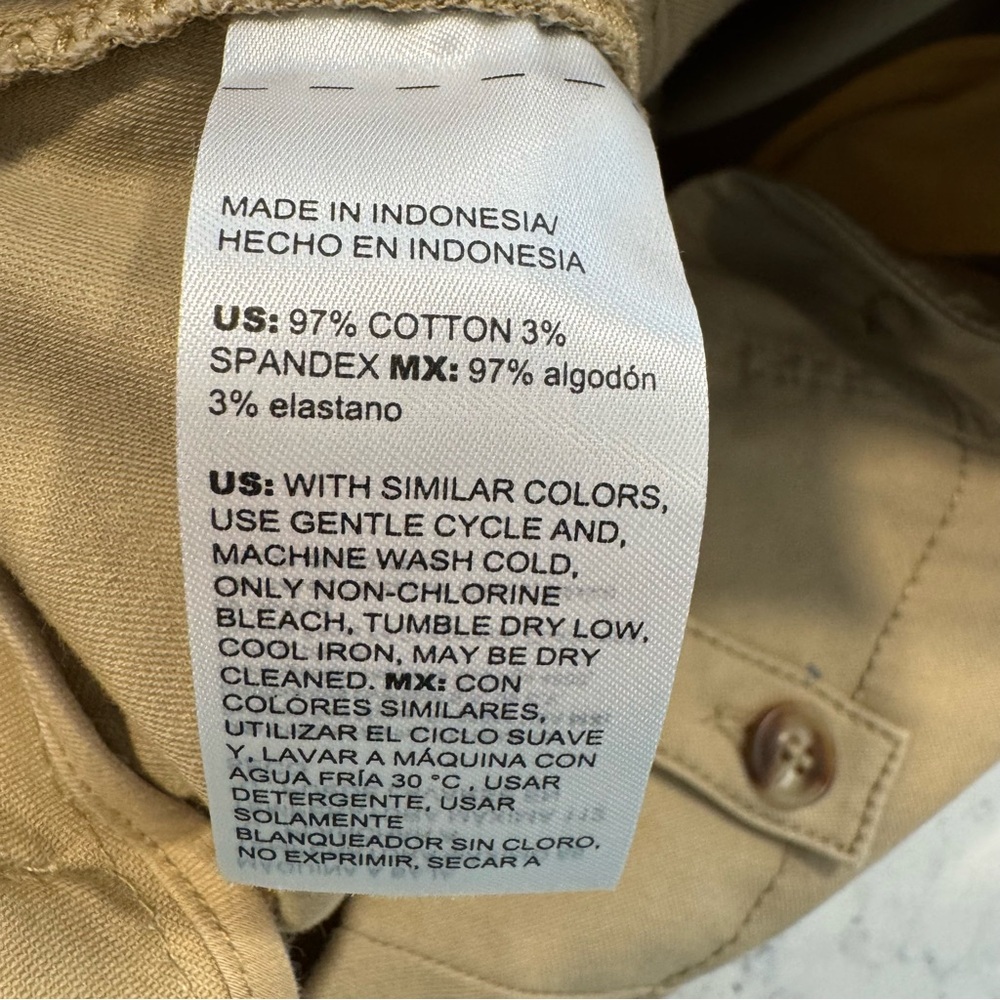 NWT Chico's Size 2R Fly Front Wide Leg Pant Fashion Wild Truffle Chino Khaki - Picture 11 of 16